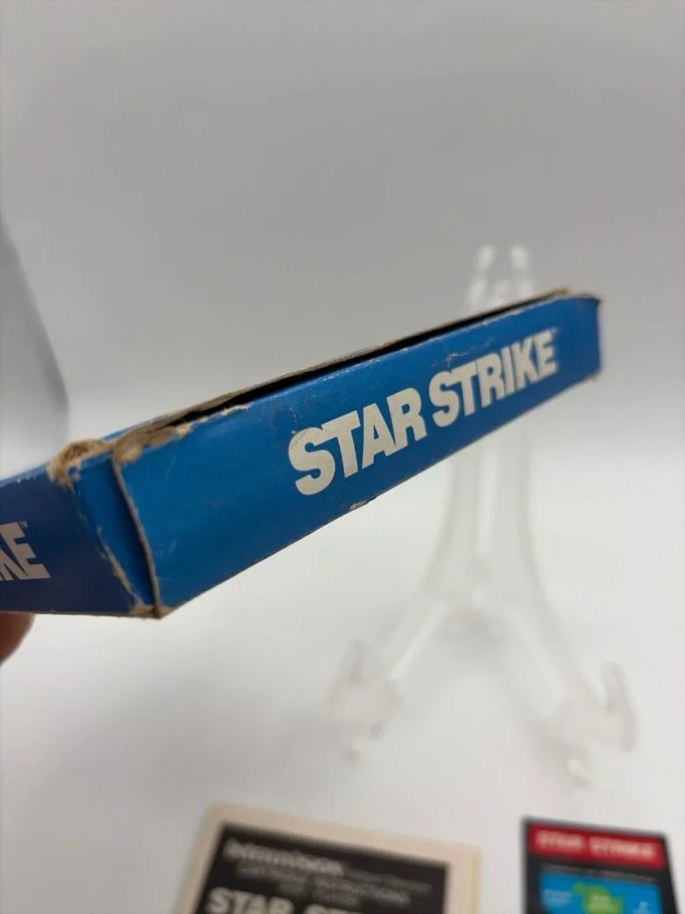 Star Strike (Mattel Intellivision 1981) Complete w/ Box Manual + 2 Overlays CIB